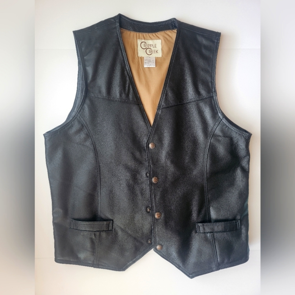 Cripple Creek leather vest